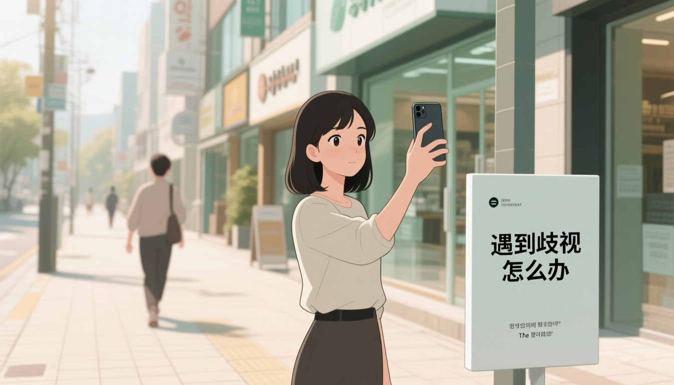 在韩国被歧视怎么办