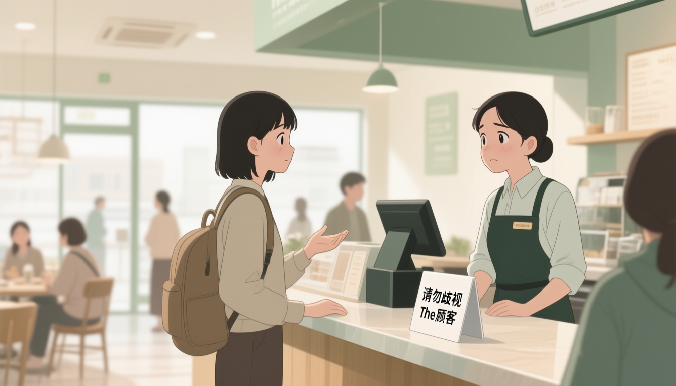 在韩国餐厅被歧视如何应对