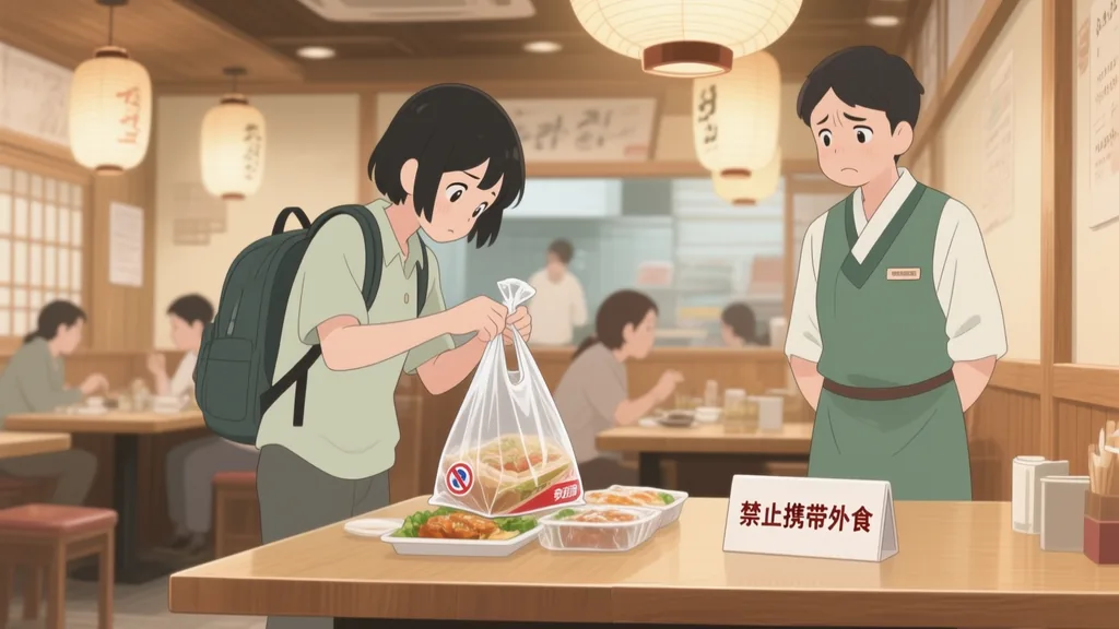 禁止携带外食